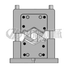 导柱式六边形免换压接模具