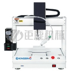 带旋转轴单站式自动涂胶机