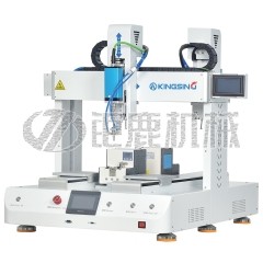 桌面式背靠背双工位锁螺丝机