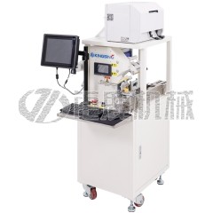 工业线束对折贴标打印机