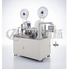 多芯线双头穿热缩管端子机