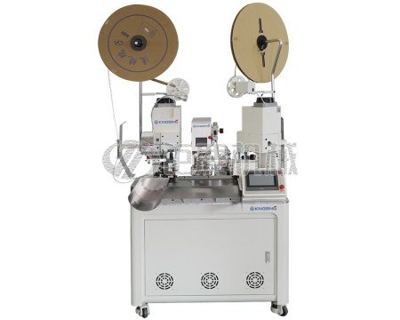 全自动双头打端子单头穿防水栓端子机