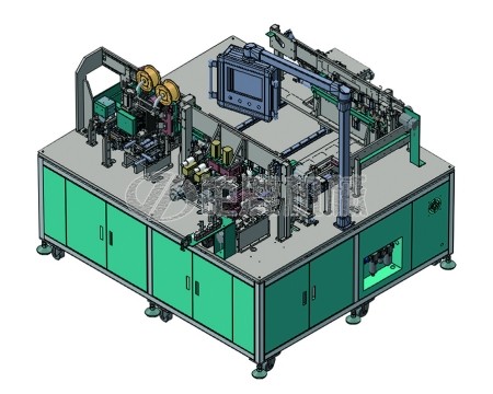全自动发热管铆压接线穿套管端子机