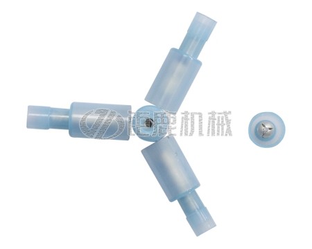 尼龙全绝缘护套子弹形公插端子(适用于软线)