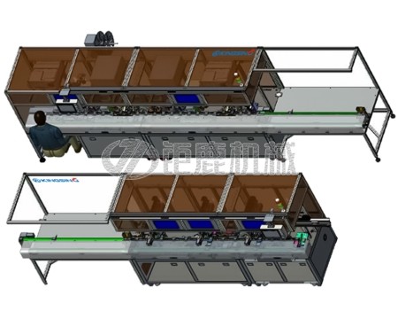 同轴线前处理焊衬套内导体自动机