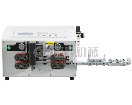 全自动钢索裁切剥皮机